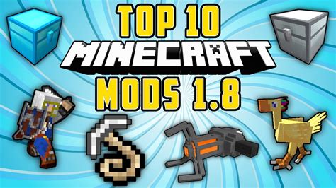 Top 10 Mods Para Minecraft 18 Los Mejores Mods Youtube