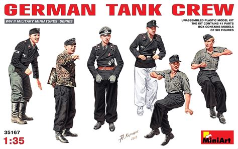 135 German Tank Crew 6 Figures Figures Accessories And Details