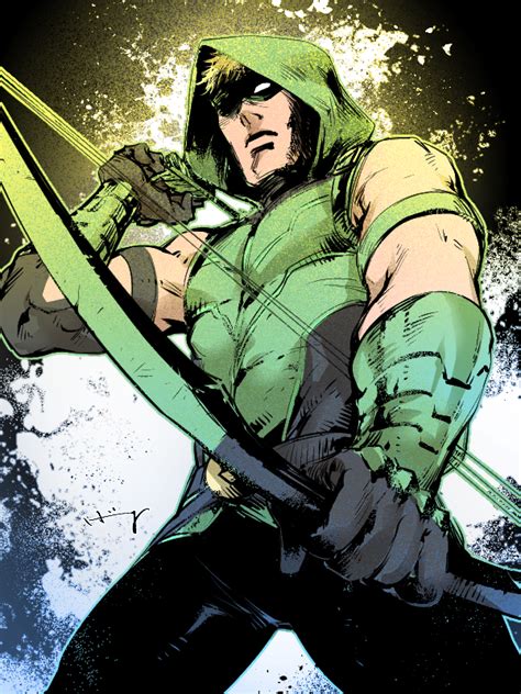 Green Arrow By Haining Art On Deviantart