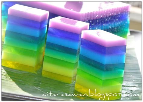Makan sejuk2 time musim panas.memang nikmat. Agar-agar Lapis Pelangi ~ Resepi Terbaik | Agar-agar ...