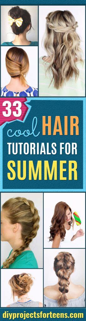 33 Cool Hair Tutorials For Summer Diy Projects For Teens