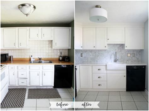 I have shared a couple tricks to make cutting and. How to Add Crown Molding to Kitchen Cabinets - Just a Girl ...