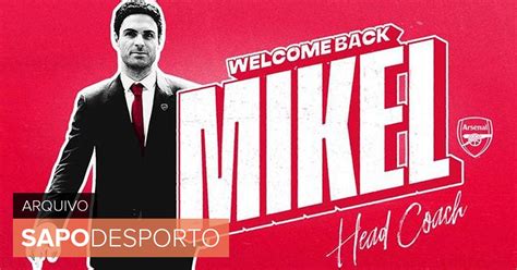 oficial mikel arteta confirmado como novo treinador do arsenal premier league sapo desporto