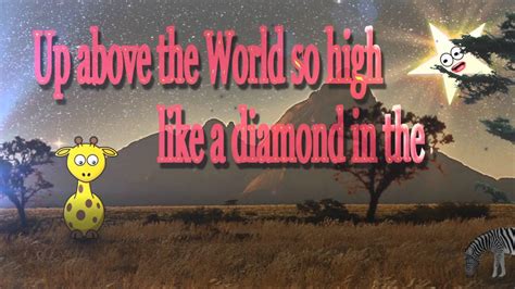 Twinkle, twinkle, little star, how i wonder what you are! Twinkle Twinkle Little Star Karaoke With Lyrics . - YouTube