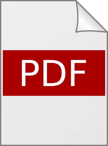 Online image to pdf converter. Glossy PDF icon vector drawing | Public domain vectors
