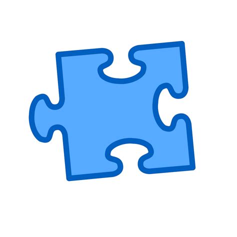 Blue On Blue Puzzle Piece Png Svg Clip Art For Web Download Clip Art