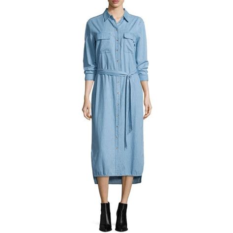 Equipment Delany Button Front Belted Shirtdress 390 Aud Liked On
