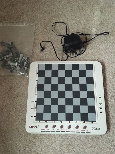 Novag Coral Electronic Chess Board Chess Computer Chess Board