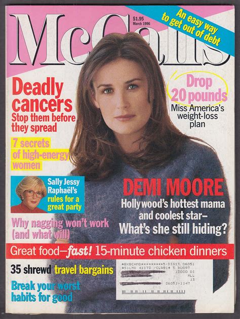 McCALL'S Demi Moore Sally Jessy Raphael 3 1996