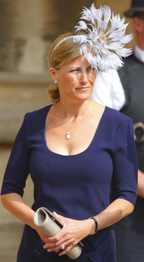 Sophie, countess of wessex, joined the royal familyin 1999 when she tied the knot with queen elizabeth ii'syoungest son, prince edward. Sophie Countess of Wessex Fascinator - Sophie Countess of ...