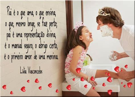 Ele nos protege e ensina. Pai. O primeiro amor de uma menina. | Dia do pai, Amo ...