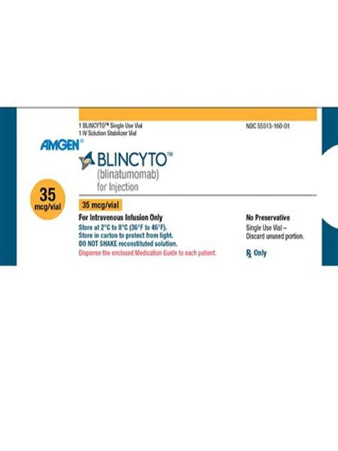Amgen Pharma Blincyto Blinatumomab Injection Packaging Vial At Rs