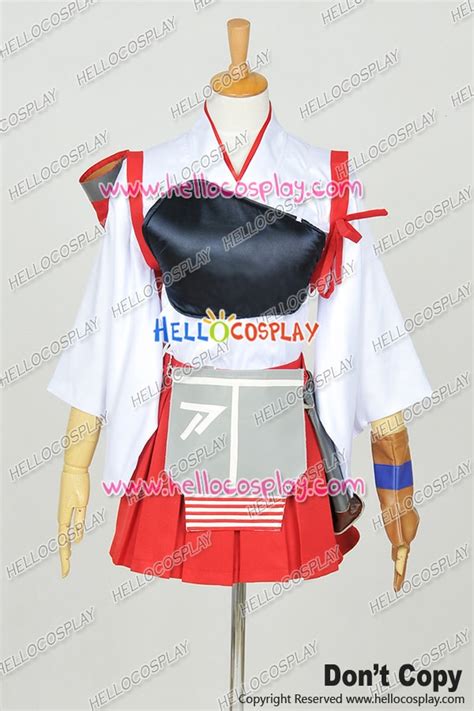 Kantai Collection Combined Fleet Kancolle Cosplay Akagi Costume H008