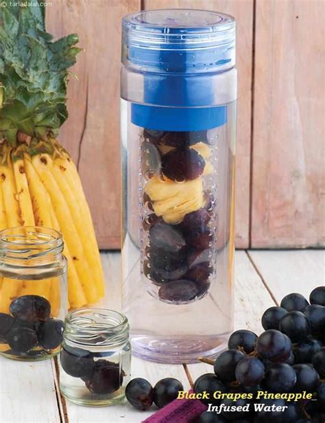 Black Grape Pineapple Infused Water Recipe