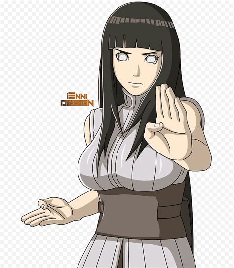 The Last Naruto The Movie Hinata Hyuuga Long Haired Woman Wearing Gray Turtleneck Sleeveless