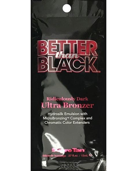 Better Than Black Ultra Bronzer Tan International Corporation