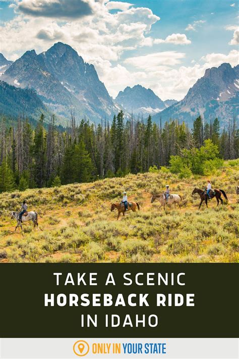 Explore Nature And Idahos Beautiful Mountain Scenery By Horseback On