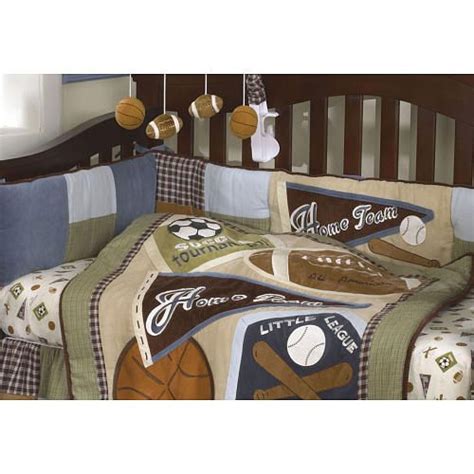 Best price nojo 4 piece crib bedding set, dreamland review. CoCaLo Baby Sports Fan Crib Bumper - Cocalo - Babies R Us ...