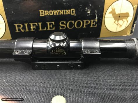 Browning 4x Rifle Scope