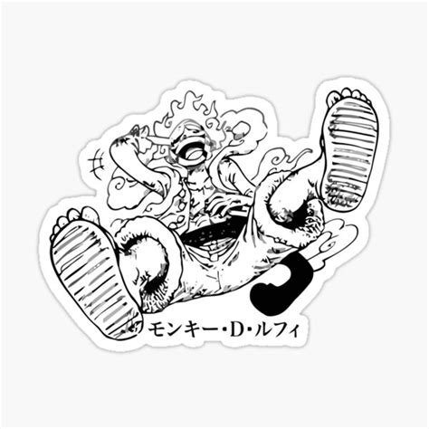 Monkey D Luffy Gear 5luffyone Pieceanimemanga Sticker For Sale By