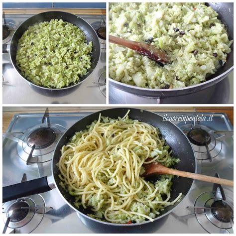 Cook pasta in boiling water to al dente. Pasta e cavolfiore alla siciliana - Ricetta Il Cuore in ...