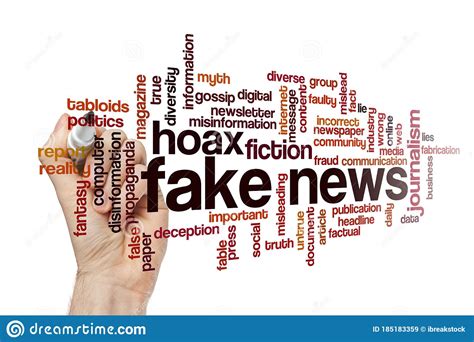 Fake News Word Cloud Concept Stock Illustration - Illustration of information, hoax: 185183359