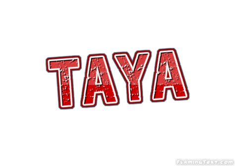 Taya Logotipo Ferramenta De Design De Nome Grátis A Partir De Texto