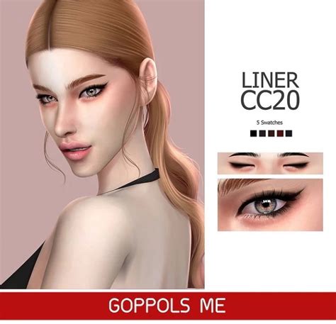Sims 4 Eyeliner Mods Cc Modsims Gpme Gold Makeup Set Cc11 At Goppols Me
