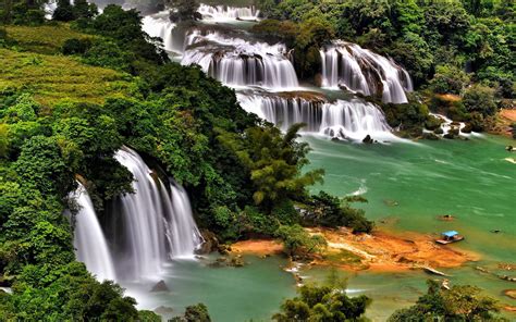 Wallpaper Id 631308 China Ban Giocdetian Falls Vietnam Waterfall
