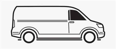 Download Vans Clipart Black And White Van Black And White
