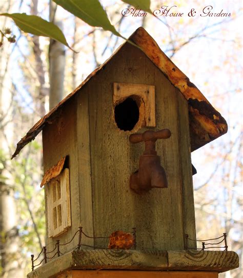 See how to hang a birdhouse. Aiken House & Gardens: Sunny Autumn Respite