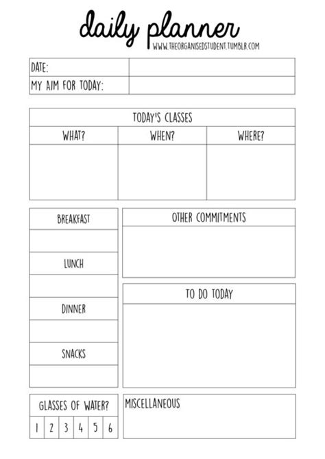 Student) or the type of with these time management apps in your toolkit, you'll be better equipped to streamline your life for more. 46 of the Best Printable Daily Planner Templates ...