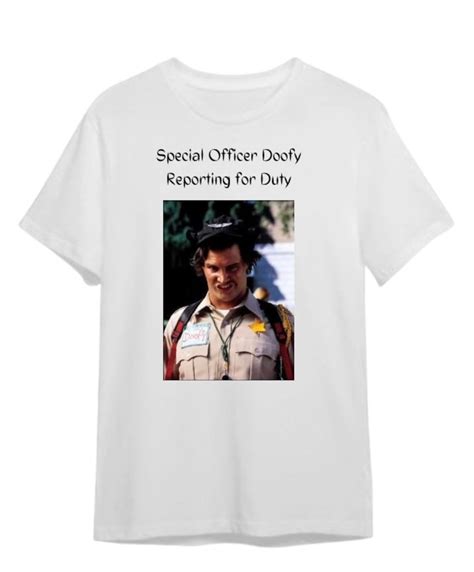 Special Officer Doofy Scary Movie Graphic T Shirt Etsy
