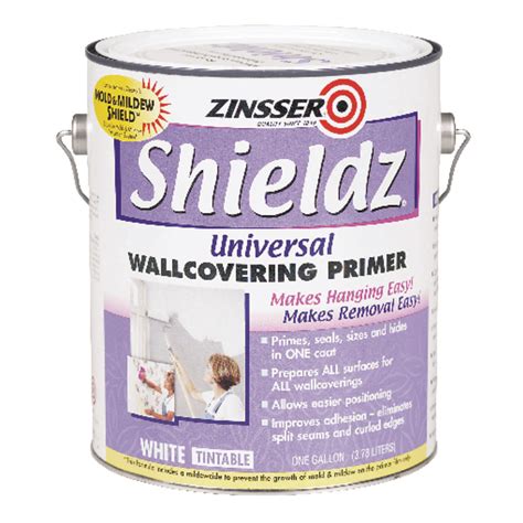 Great savings & free delivery / collection on many items. Zinsser Shieldz Universal White Wallcovering Primer 1 gal ...