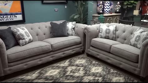 Shop sofa and loveseat sets from ashley furniture homestore. Ashley Furniture Azlyn Sepia Tufted Sofa & Loveseat 994 ...