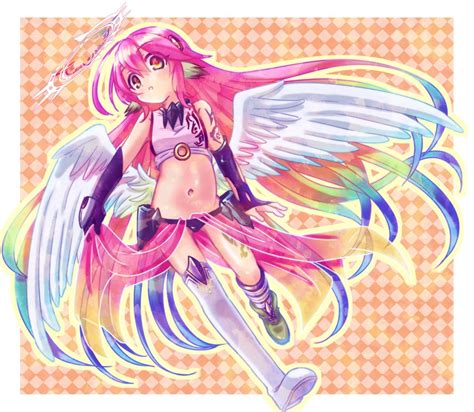 Jibril Manga Anime Anime Art Kagerou Project Feather Wings Angel
