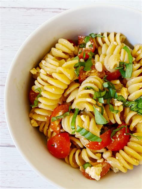 Tomato Basil Pasta Salad Return To The Kitchen Side Dish