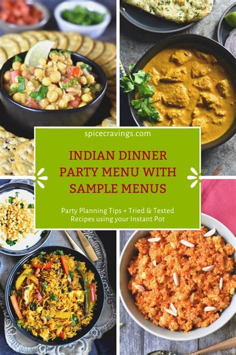 Indian Dinner Party Menu With Sample Menus Spice Cravings Hot Sex Picture