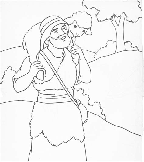 Jesus The Good Shepherd Coloring Pages At Free