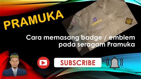 Posisi Badge Baju Pramuka Info Gtk