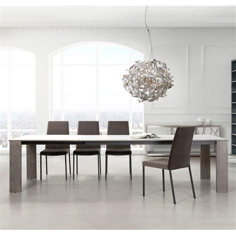 Trica Contemporary Tables Empire 40 84 Empire Extendable 40x84 Dining