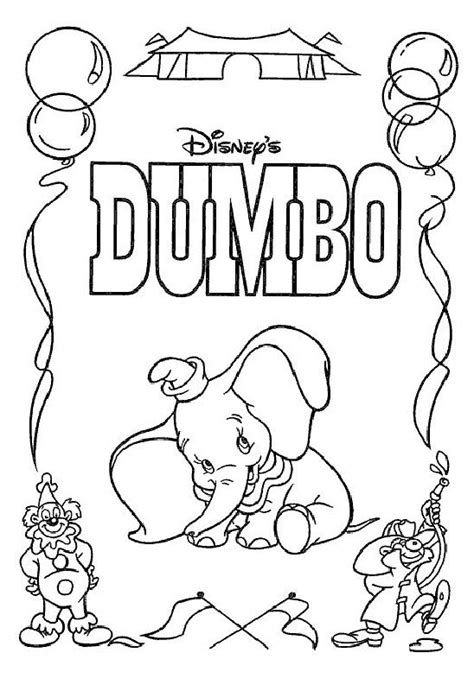 Download Dumbo the elephant Coloring Pages 15 - Free Printable ...