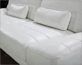 Ultra Modern Design White Leather Sofa Set 44l0670
