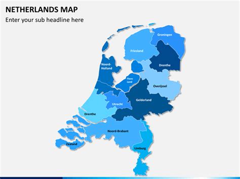 View a variety of netherlands physical, political, administrative, relief map, netherlands satellite image, higly detalied maps, blank map. Netherlands Map PowerPoint | SketchBubble
