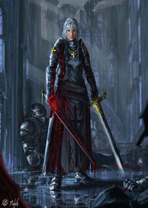 Holy Swordmaster By PeterPrime On DeviantART Fantasy Character Design Fantasy Warrior
