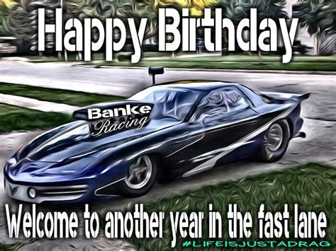 Use these messages when your friend is turning another year older but certainly isn't looking another year older. Happy birthday race car / Pro Mod | Happy birthday meme ...