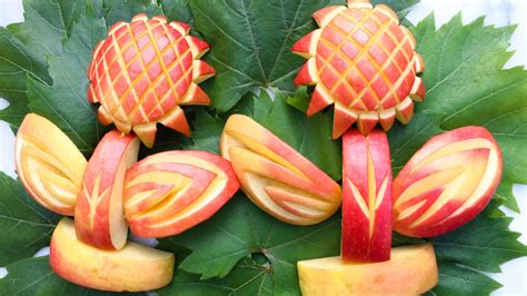 Italypaul Art In Fruit And Vegetable Carving Lessons Art In Apple