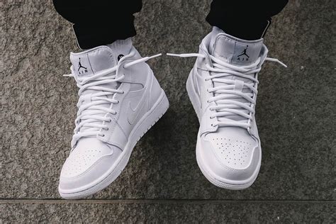 Click above for more information. Air Jordan 1 Mid (Triple White) - Sneaker Freaker