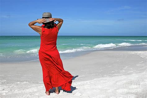 Beautiful Woman On The Beach Photograph By Mark Winfrey Pixels