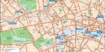 Mapa de Londres - London, reino unido mapa (Inglaterra)